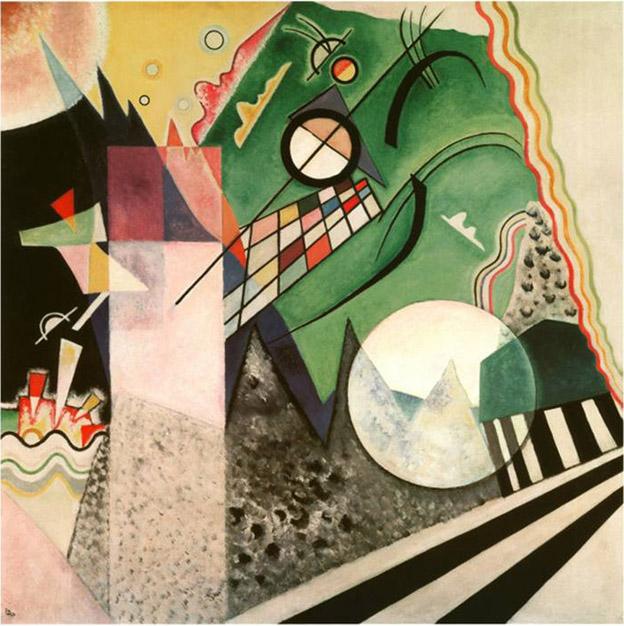 Wassily Kandinsky Green Composition 1923